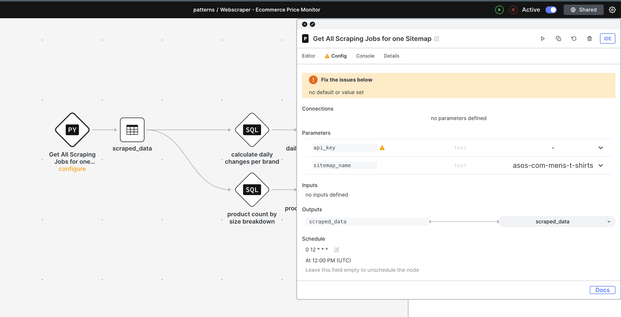Patterns Dashboard